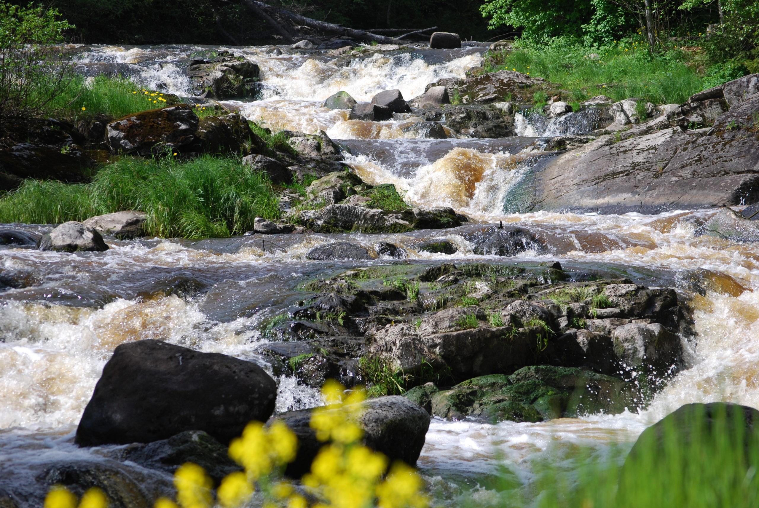 Myllykoski translates to Watermill Falls.