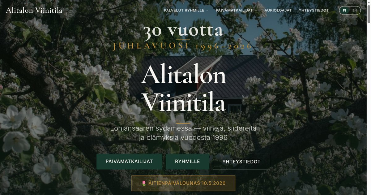 Alitalo Farmstead on Ciderberg's land